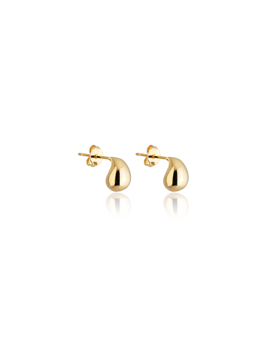 Pendientes colgantes chapados en oro P 0,8 mm